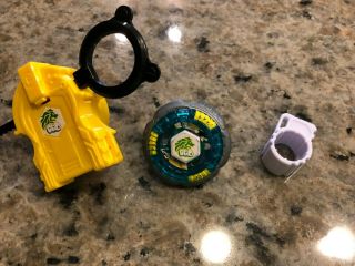 Rock Leone 145wb Hasbro Beyblade Metal Fusion,  Complete With Launcher And Tool