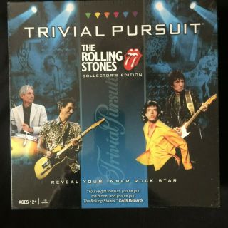 Box Trivial Pursuit The Rolling Stones Collectors Edition Best Gift