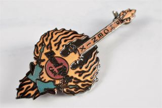 Vtg Old Stock Hard Rock Cafe Lapel/hat Pin Phoenix,  Az Gibson Guitar Bird