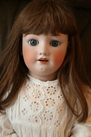 Antique Simon & Halbig 1348 Jutta German Bisque Doll,  26 In,  Antique German Doll