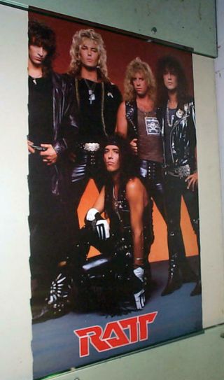 Ratt Vintage Group 1988 Poster