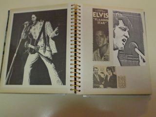 Elvis Presley Memorial Homemade Scrapbook Bubble Gum Cards Clippings