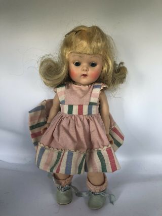 Vintage Vogue Strung Ginny Doll In 1952 Hope Variation Outfit 27 Kindergarten