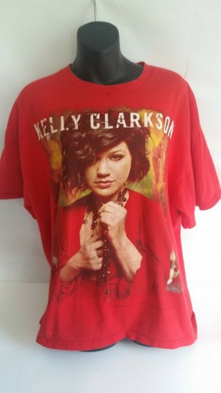 Kelly Clarkson My December 2008 Tour T - Shirt Xl Red