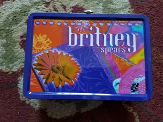 Vintage " Britney Spears " Tin Box Nr