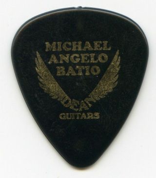 Michael Angelo Batio Concert Tour Guitar Pick Custom Stage Pick Nitro