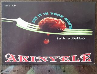Akinyele Put It In Your Mouth Promo Postcard Large Professor Frankiecutlass 1996