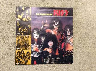 The Evolution Of Kiss Alive Ii Insert 1977 Casablanca - Nblp 7076 - Rock Steady