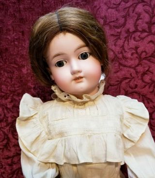 Antique German Bisque Head George Borgfeldt Princess 2 Doll 24in Antique Dress
