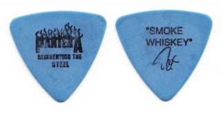 Pantera Rex Brown Signature Blue Bass Guitar Pick - 2001 Extreme Steel Tour