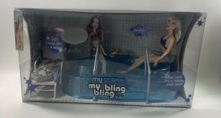 Rare Mattel Barbie My Scene My Bling Bling Spa Delancey Nip