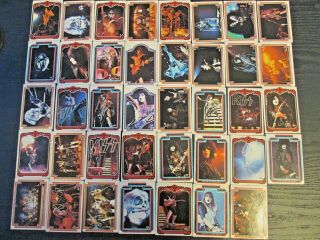 Vintage 39 Kiss Trading Cards Set 1978 Donruss Series 1 Aucoin