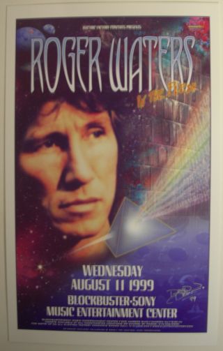 Roger Waters Concert Tour Poster 1999 Pink Floyd