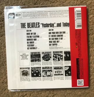 Beatles ' Yesterday & Today  Butcher Cover ' mini - LP CD 32 tracks - RARE 2