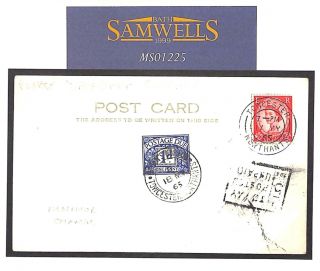 Gb Fdc 1965 Wilding Phosphor Change Postage Due Rare First Day Cover Ms1225
