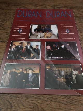 Duran Duran 80 - 90s Vintage Group Poster Pack Of 5 England Made United Kingdom