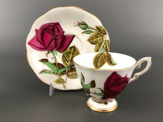 Vintage Royal Standard,  Fine Bone China Cup & Saucer,  English Rose C.  1949