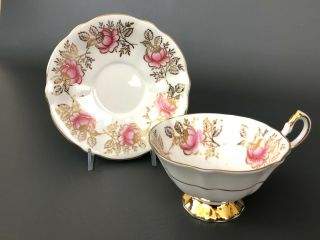 Vintage Queen Anne Bone China Cup & Saucer,  319 England,  1930 