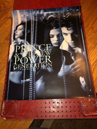 Prince & The Power Generation”diamonds And Pearls” Vintage 1990 Poster