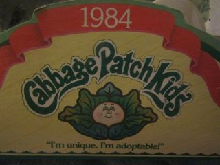 Vintage 1984 Cabbage Patch Doll Birth Certificate/Adoption Box Zachary Ion 2