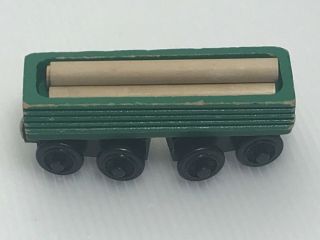 Thomas & Friends Wooden Railway Train Henry’s Log Car 2001 Learning Curve