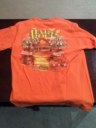 Hard Rock Cafe Aruba City T - Shirt Gently Size L Large