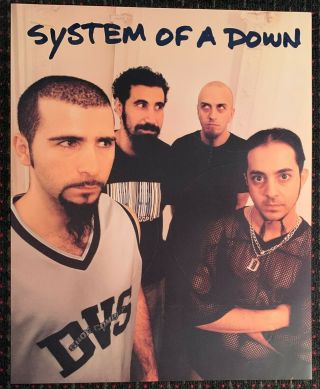 System Of A Down 24x30 Advance Promo Poster Record Store Display 2sided 2002
