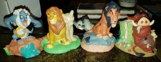The Lion King Disney Store Lil Classics Pvc Figures Set Of 4 Simba Scar Pumbaa