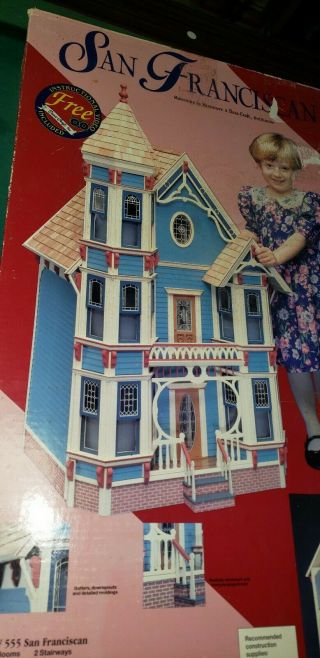 Vintage Dura - Craft San Franciscan Dollhouse Open Box