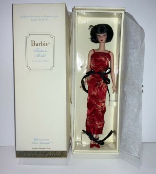 Silkstone Chinoiserie Red Midnight Barbie Bfc Exclusive Doll Gold Label