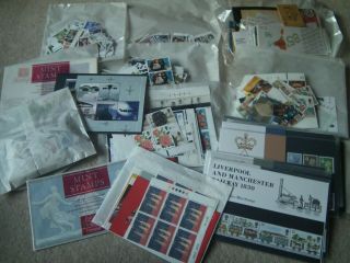 Gb Qeii Stamps - £320 Face Value - Sets - Machins - Booklets - Postage - Collect