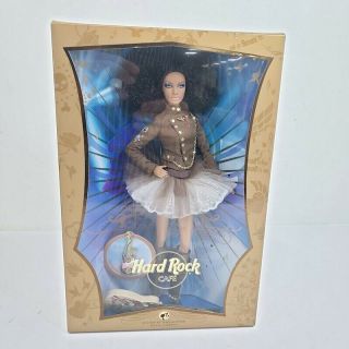 Hard Rock Cafe Aa Model Muse Barbie Doll 2007 Gold Label Mattel K7946 Bnob