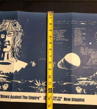 Jefferson Starship Blows Against Empire Promo Poster 1970 Airplane Psychedelic 3