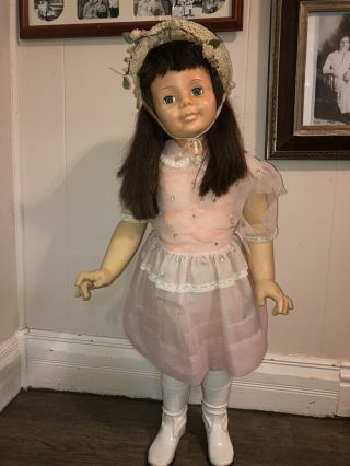 Vintage Patti Playpal Doll by Ideal G - 35 - Lovely 36 Inch Tall Brunette 3