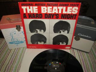 The Beatles Vinyl Lp A Hard Days Night U/a July 1964