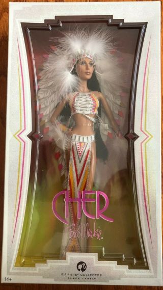 Cher Bob Mackie Black Label Collector Barbie Doll - Cherokee Costume - 2007