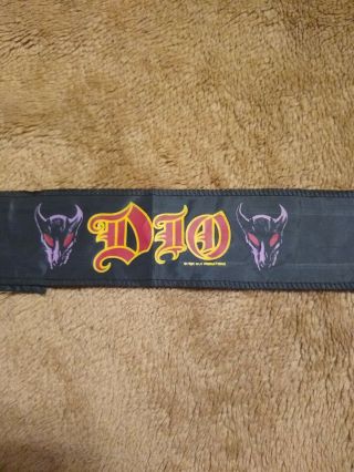 Dio Vintage 1984 Rock Band Headband Wall Hanging Banner Flag