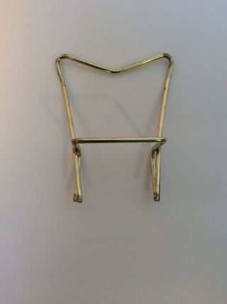 Vintage Anchor Hocking Replacement Chip And Dip Metal Holder Bracket Gold Brass