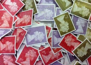 1000 X 1st Class Royal Mail Stamps; Unfranked,  No Gum,  Off Paper Face Value £760