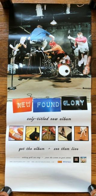 Found Glory Self Titled Rare Promo Poster 2000