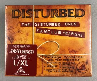 Disturbed Ones Fanclub Year One Set W/ T - Shirt 2005