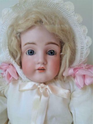 Antique German Jdk Kestner 154 Dep Bisque Head Lady Doll With Provenance