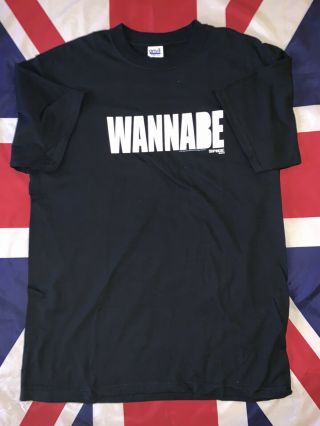 Wannabe (black) Official Spice Girls Tour Shirt (rare) Trotsgs