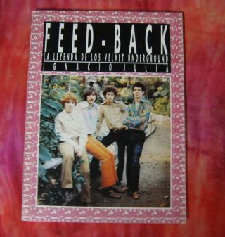 Velvet Underground Feed - Back 1991 100 Page Italian Book 12 1/2 " 9 1/4 " W/ Flexi