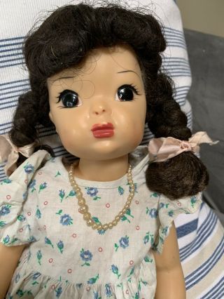 Vintage 16 " Terri Lee Doll,  Tagged Panties,  Pearl Necklace,  Dress Clothes
