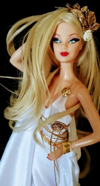 Aphrodite Greek Goddess Of Love And Beauty Ooak Barbie Doll Model Muse