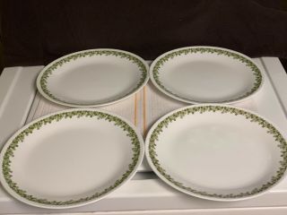 Corelle Dishes Spring Blossom Crazy Daisy 10 1/4” Dinner Plates Set Of 4 Euc