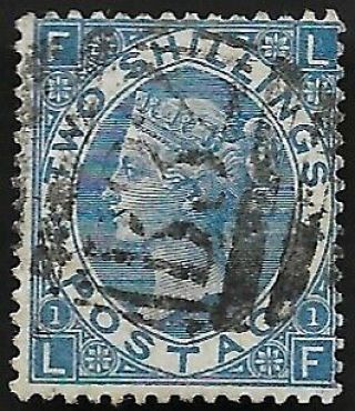 1867 Qv Sg Z27 2s Dull Blue Lf Good Abroad In Buenos Aires 