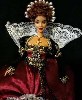 Queen Elizabeth I Of England The Virgin Queen Ooak Barbie Doll