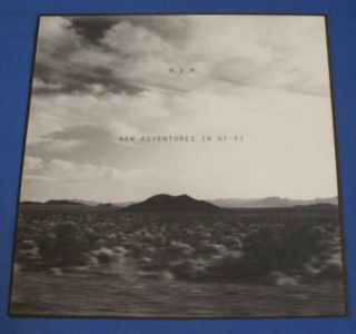 R.  E.  M.  - Adventures In Hi - Fi 1996 Promo Poster Flat 12 " X 2 " - Double Sided